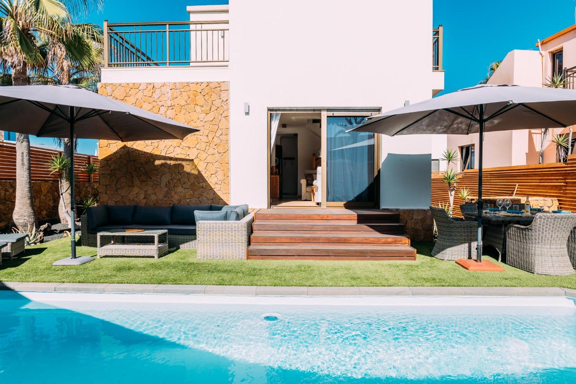 Paradise Beach House: Piscina Privada, Playa 100M كوراليهو المظهر الخارجي الصورة